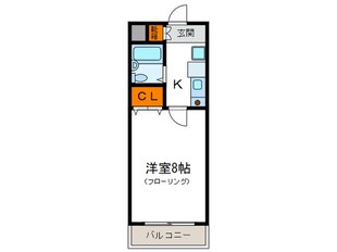 メイプルハイムPart1の物件間取画像